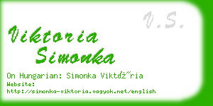 viktoria simonka business card